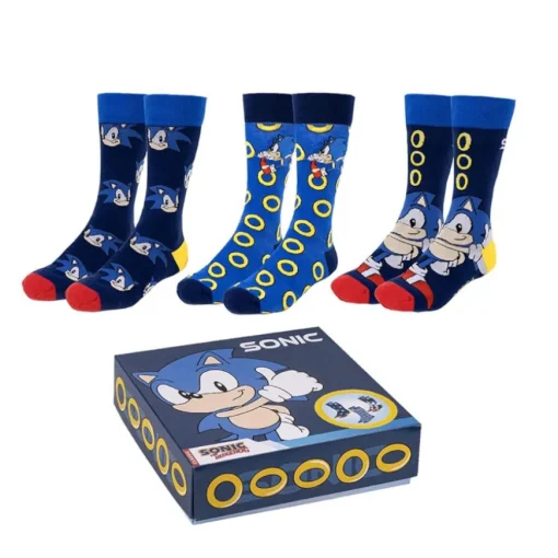 Pack 3 Meias Sonic