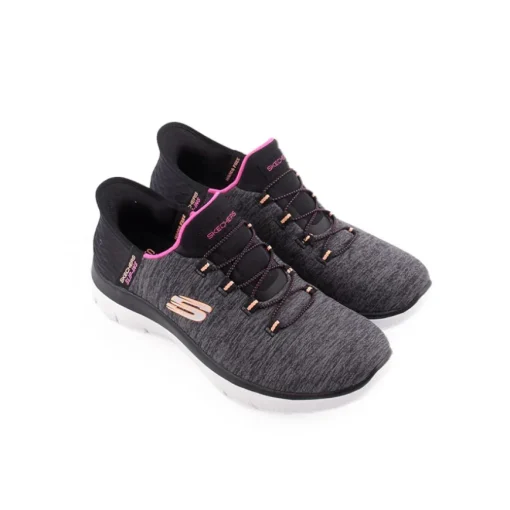 Sapatilha SKECHERS Heathered Mesh Bungee
