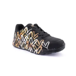 Sapatilha Skechers Uno Lite - Metallic Love