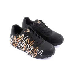 Sapatilha Skechers Uno Lite - Metallic Love