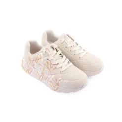 Sapatilha Skechers Uno Lite - Metallic Love